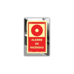 Placas em Inox com Fotoluminescente