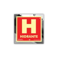 Placas em Inox com Fotoluminescente