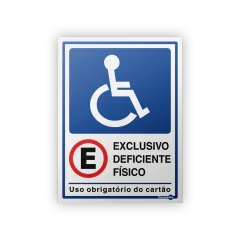 Placas de Acessibilidade