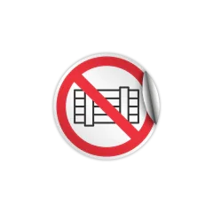Placas de Alerta & Proibição