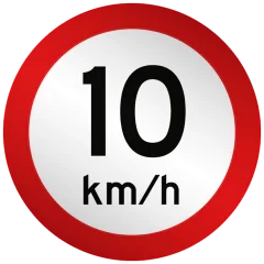 Placas de Limite de Velocidade