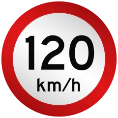 Placas de Limite de Velocidade