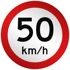 Placas de Limite de Velocidade