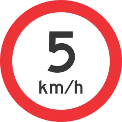 Placas de Limite de Velocidade